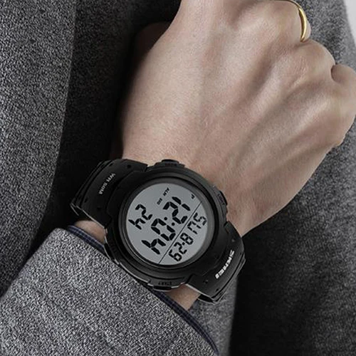 

Men's Waterproof Alarm Calendar Timer Night Light Sport Digital Wrist Watch
