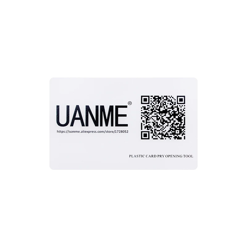 UANME 50 шт./лот удобный пластик карты Прай Открытие скребки для iPhone IPad Tablet Samsung мобильного телефона клееного экран ремонт инструмент