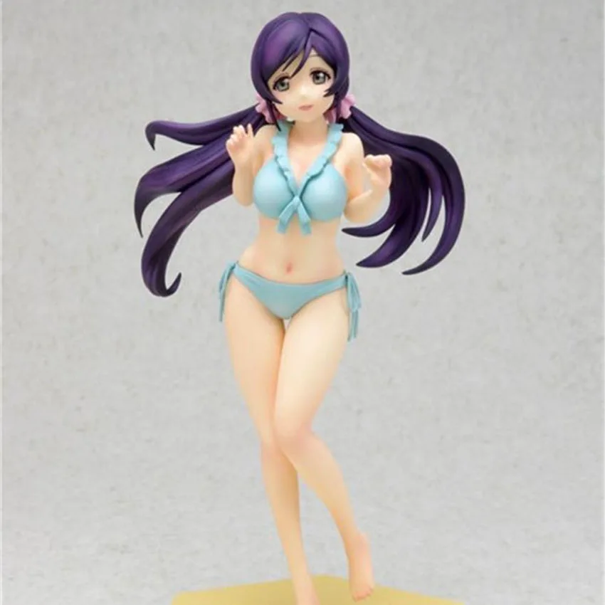 

Haocaitoy Wave Doll LoveLive Nozomi Tojo Bikini Swimsuit Figure PVC Hot Sexy Collectible Action Figure Anime Cartoon Model Toys