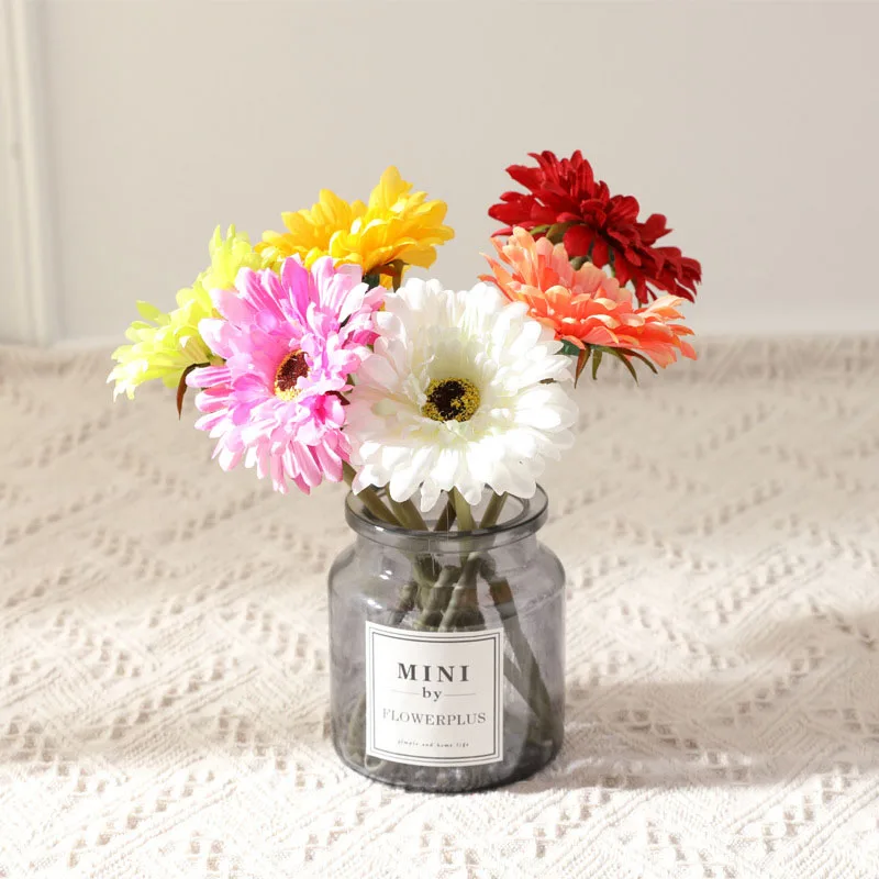 Искусственные цветы ручной работы Gerbera модный домашний сад невесты Diy ВЕНОК