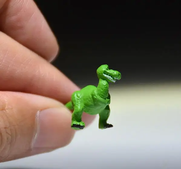 20 шт Toy Story Rex Зеленый Динозавр мини ПВХ фигурка игрушка модель куклы DIY материалы 2