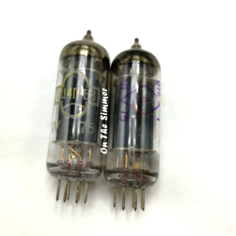 

An early Soviet 6U4N-EB 6Z4 electron tube; a 6Z4 electron tube; a soft voice