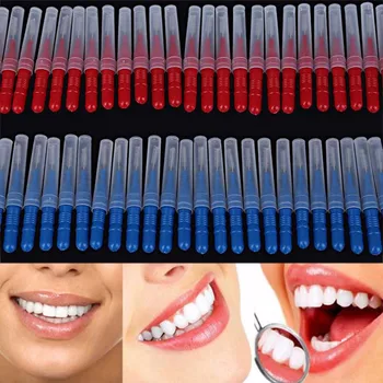 

50pcs Oral Care Tooth Floss Oral Hygiene Dental Floss Soft Plastic Interdental Brush Toothpick Healthy For Teeth Cleaning
