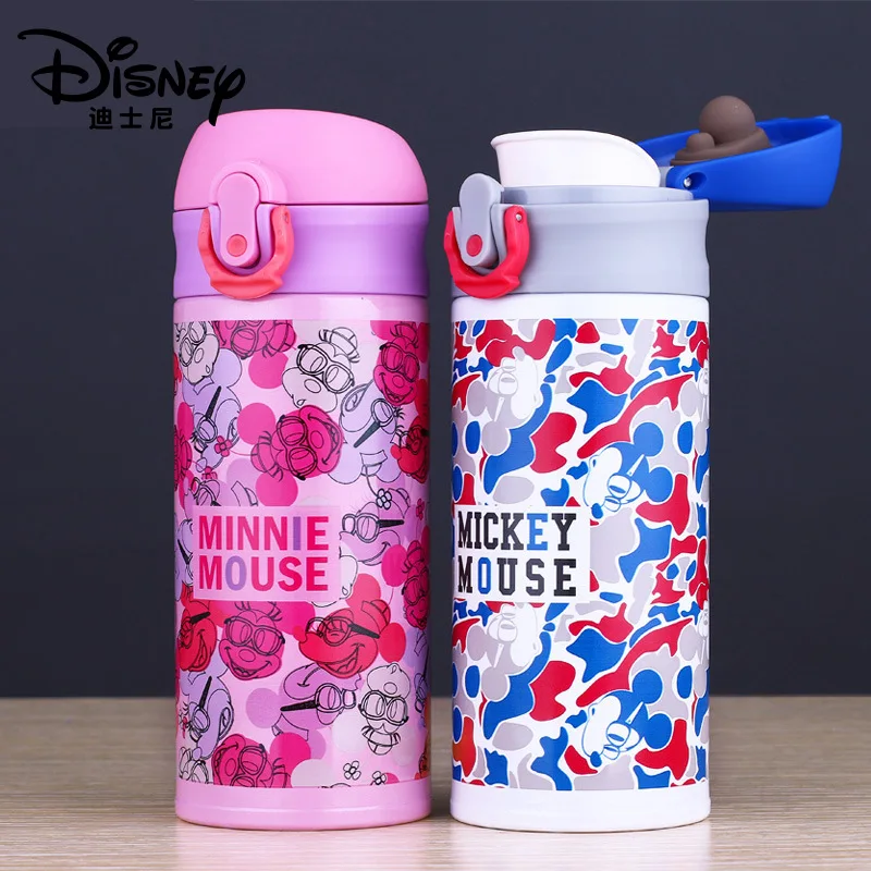 

Disney Stainless Steel Children's Thermal Cup Creative portable kettle Cartoon Mickey drinks straight from the bottle