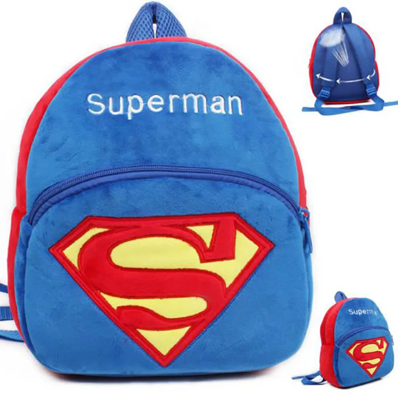 

23*28cm Updated Version Breathable Good For Child Plush Schoolbag For Kindergarten Boys Girls Gift For Baby Free Shipping