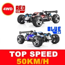 Радиоуправляемая машина A959 с дистанционным управлением 2,4G 1:18 50 км/ч грузовик высокая скорость 4WD автомобиль электрический RTR внедорожный багги RC автомобиль