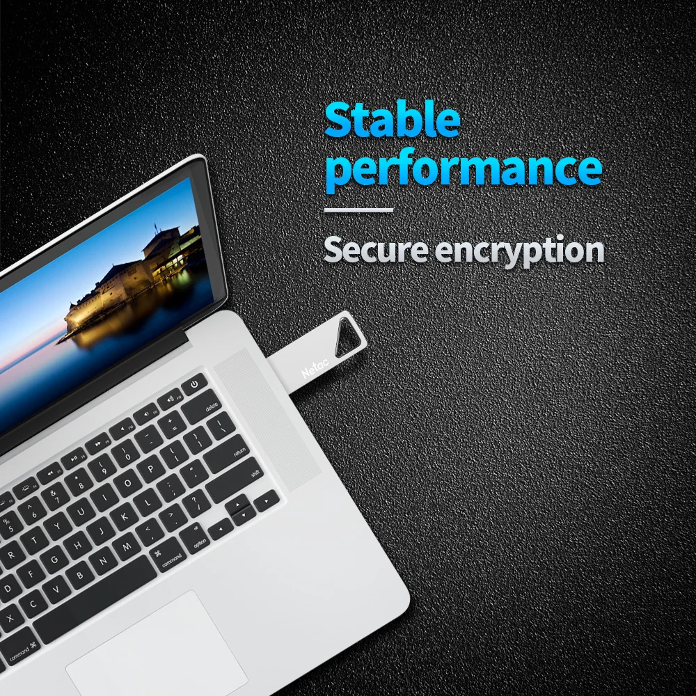Netac U326 USB 2 0 Aluninum сплав флэш диск 16 ГБ 32 металлическая Замочная скважина накопитель