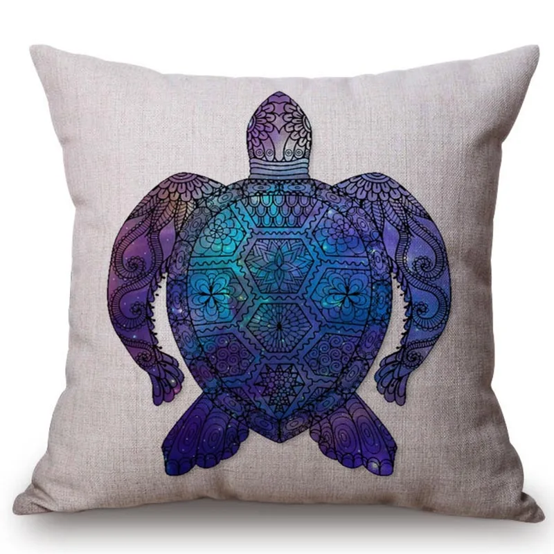 space-sea-turtle-black-canvas 