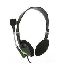 Новые проводные Игровые наушники с микрофоном 3,5 мм разъем MIC VOIP 1,8 м кабель регулируемые наушники для ПК компьютера ноутбука Skype