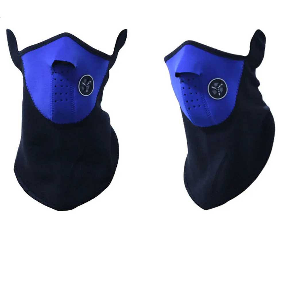 10pc/lot Snowboard Ski Biker Motorcycle Half Face Mask Cotton Neck Ear