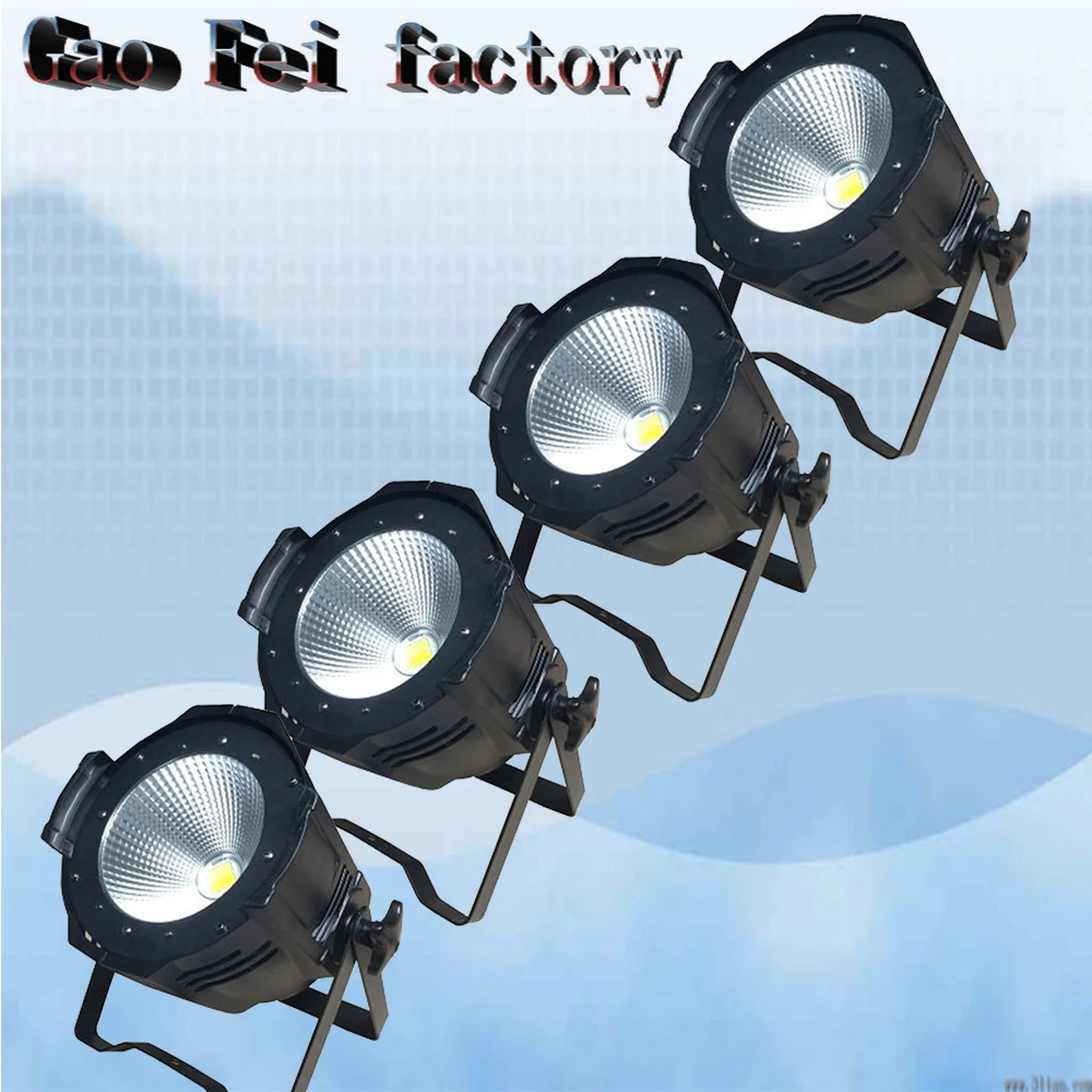 

Led COB Par Light 100W High Brightness Aluminium Case White and Warm White 100W Cob Led Par Light For Sale Dmx Stage Lights