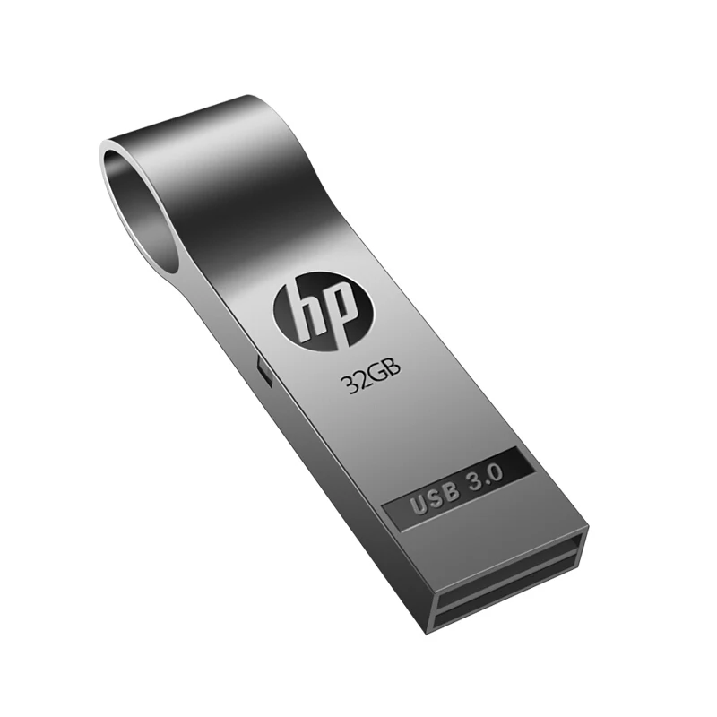 hp USB флеш-накопитель, USB 3,0, 16 ГБ, 32 ГБ, 64 ГБ, 128 ГБ, Cle, USB3.0, металлический бизнес-диск, на ключ, карта памяти, новая флешка, 128 ГБ