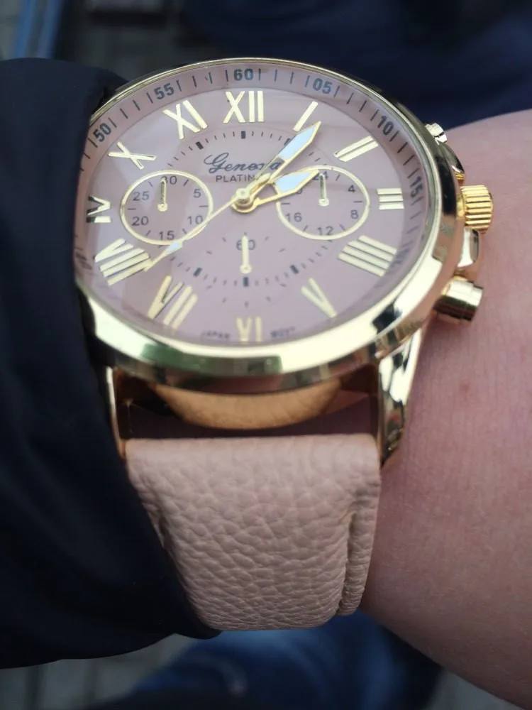 Новые повседневные кварцевые часы люксовый бренд Gofuly женские мужские часы кожаные часы модные часы бежевые золотые наручные часы Gofuly