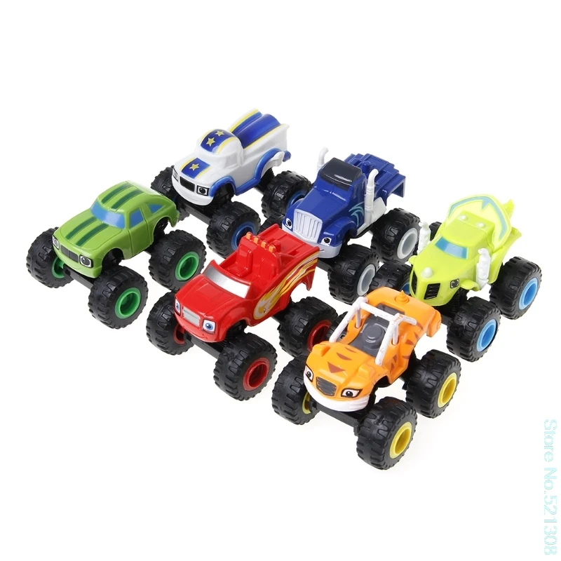 Стиль Blaze Machines автомобиль игрушка гонщик автомобили грузовик Трансформация игрушки подарки для детей Прямая поставка