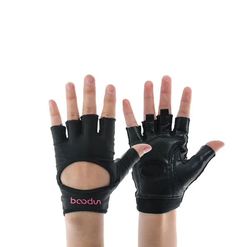 Anti-skid Half Finger Gym Gloves Sports Body Building Training Wrist Gloves Men & Women Dumbbell Fitness Exercise Weightlifting