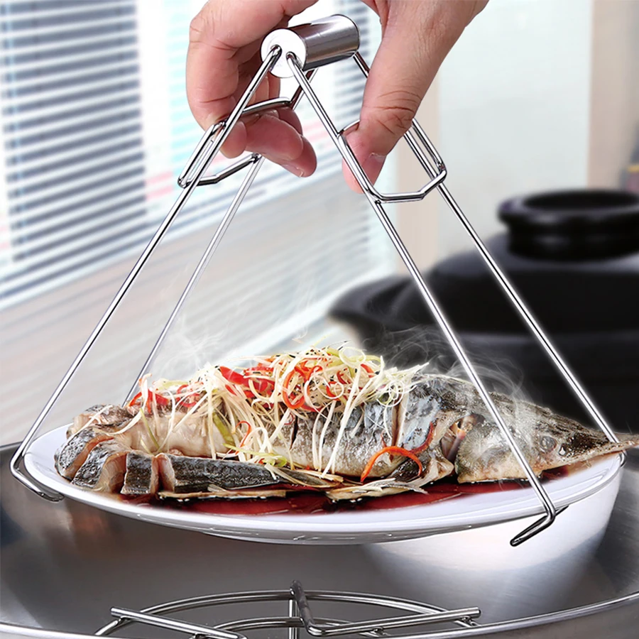 

Creative Kitchen Clips Stainless Steel Supplies Pot Knife Clips Cover Holder Cozinha Tableware Storage Cooking Utensils 50N6048