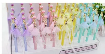 

pretty feather flower children mechanical pencil kawaii plastic automatic pen for writing gift office school supplies 40pc/lot