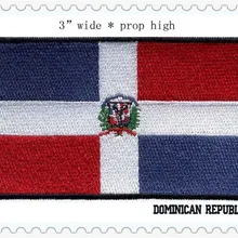 Вышитая нашивка в виде флага, в ассортименте 3 дюйма, на заказ