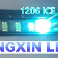 3000 шт. 1206 Ледяной Синий smd светодиодные диоды 3,2*1,6*0,8 мм smd 1206 3216 led чистый синий