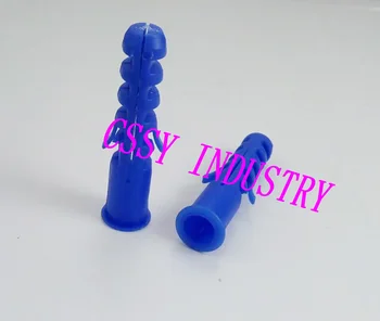 

100pcs/lot expand nail 6mm plastic plug anchor PE material