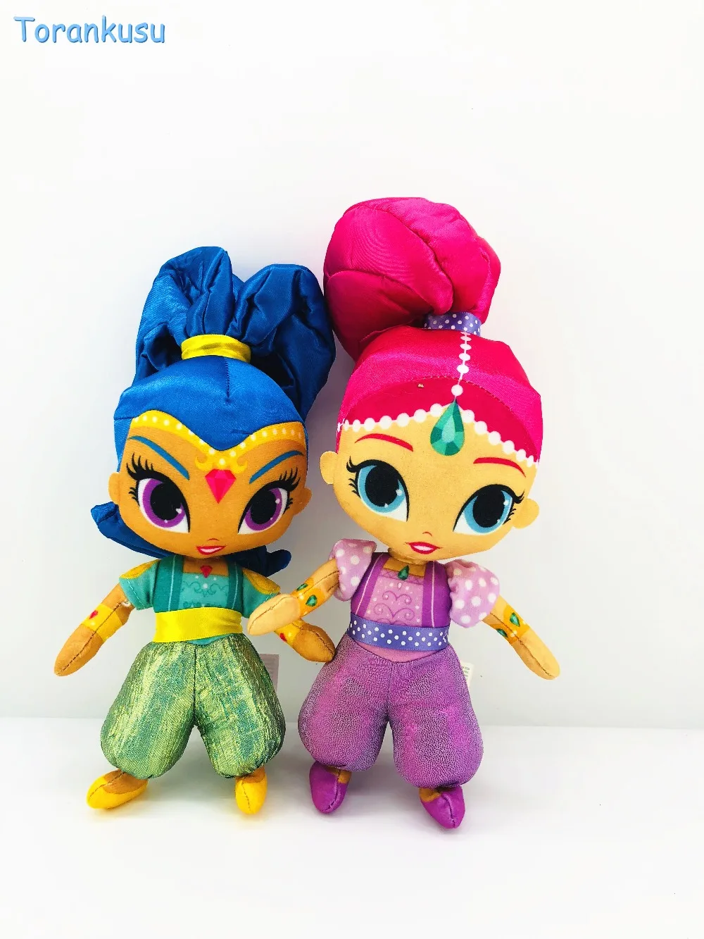 Authentic Shimmer Sister Family Plush Toys Sister Shimmer And Shine Stuffed Toys Plush Doll Christmas Gift 30cm