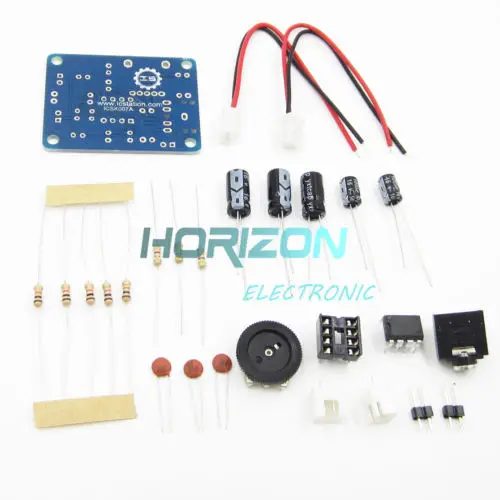 TDS2822 ICSK007A Мощность платы модуля усилителя DIY Kit DC 4,5-9 В 0,5 Вт