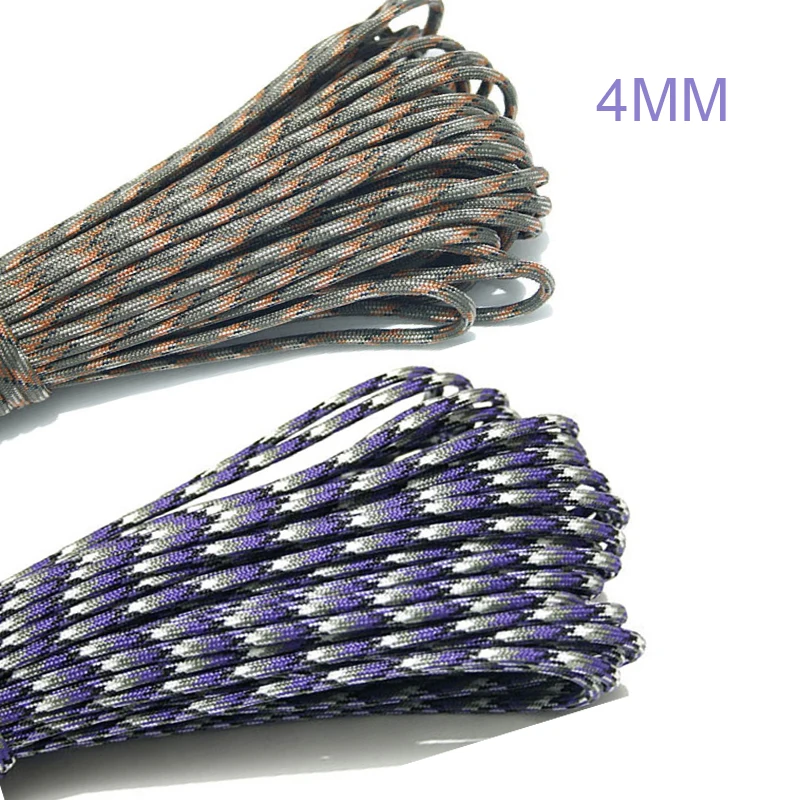 

30FT/10M Parachute Cord 550LB 7Inner Strands Camouflage Outoor Camping Rope Survival Kit