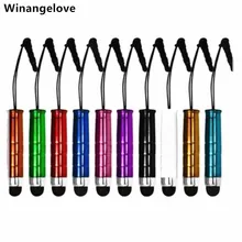 Winangeleve, 1000 шт./лот,, Универсальный мини стилус, емкостный, пылезащитная заглушка, сенсорная ручка для iphone, для samsung и других планшетов