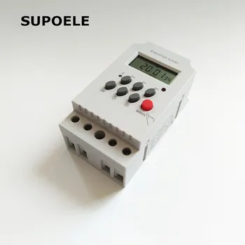 

10PCS KG316T-II Weekly Programmable LCD Digital Timer Switch AC 220V 25A Din Rail Electronic Timer Relay Mini setting 1 Minute