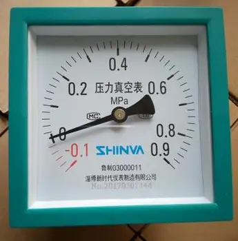 

Zibo new era pressure vacuum gauge -0.1-0.9MPa Shandong Xinhua pulsation vacuum sterilizer fittings