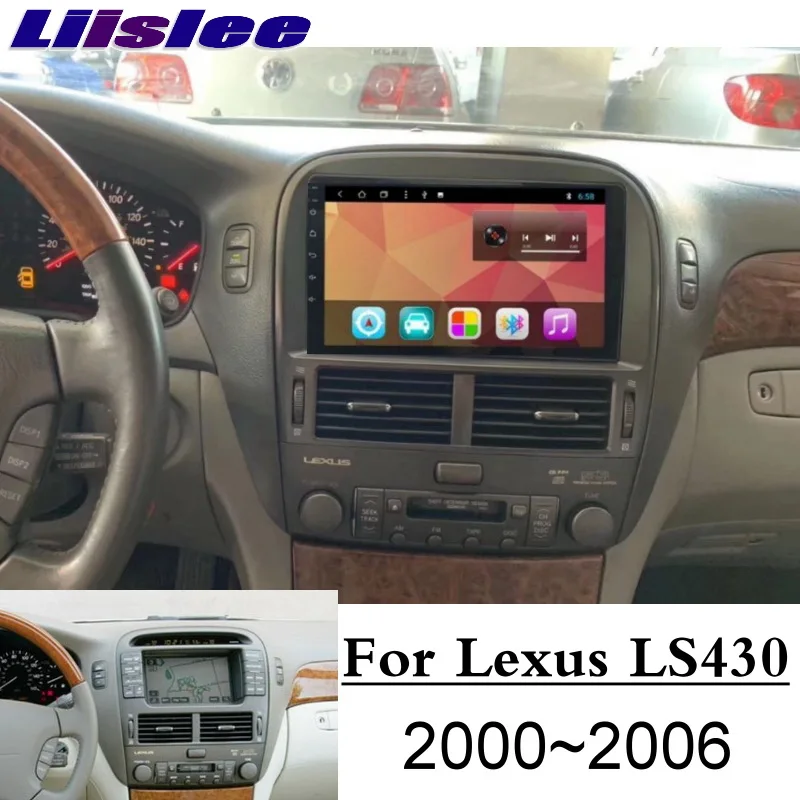 For Lexus LS LS430 XF30 For Toyota Celsior 2000~2006 Liislee Car Multimedia Player NAVI Screen CarPlay Radio Maps GPS Navigation 5