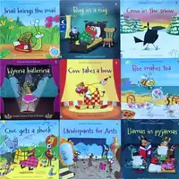 Grappig Educatief Kinderen Engels Studie Taal Learing Boeken gld2 usborn Klanken Lezers Kleur Verhaal Boeken 11 stuks set