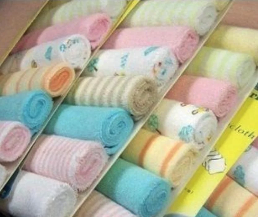 

8pcs/pack Cotton Newborn Baby Towels Saliva Bibs Towel Nursing Towel Baby Boys Girls Washcloth Handkerchief for kids