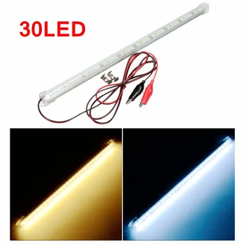 

12V 40cm Car 30 LED SMD Interior Light Strip Bar Lamp Van Caravan LWB Fish Tank