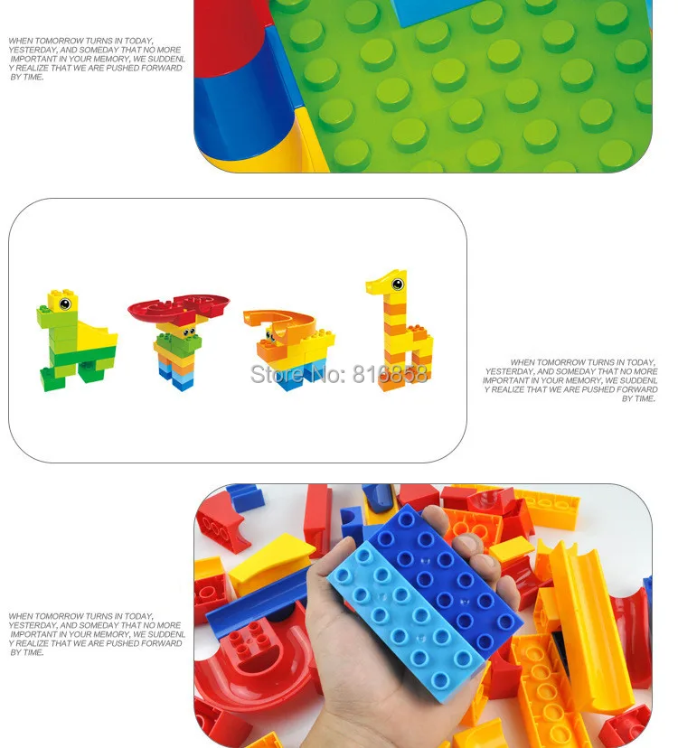 Crazy Fun Rolling Ball Building Blocks Compatible Marble Run Bricks Parts Accessories Educational DIY Toys