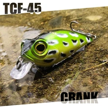 TheTime TCF45 balıkçılık cazibesi küçük crankbait lures yüzen yapay wobblers krank yem alabalık levrek zander crappie wobbler