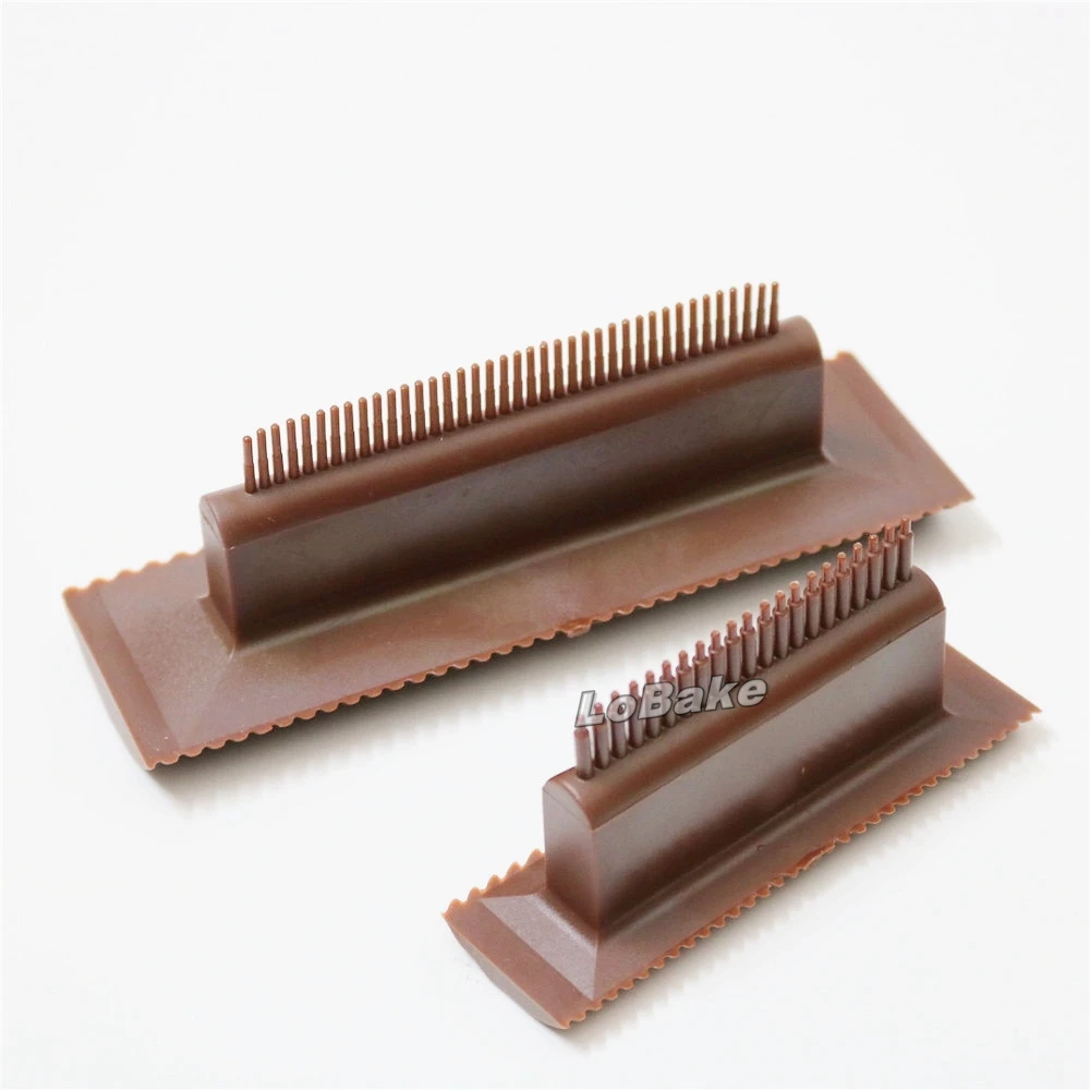 (2pcs/set) 2 sizes Round wood root pastry brushes decoration brush round shape stamp mold for diy chocolate cake pastry tools