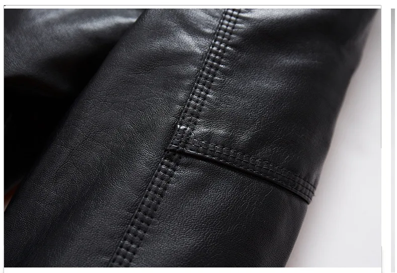 Роскошная черная кожаная куртка, Мужская Осенняя флисовая мотоциклетная куртка из искусственной кожи с капюшоном, мужская верхняя одежда, ветровка, мужские куртки цвета хаки