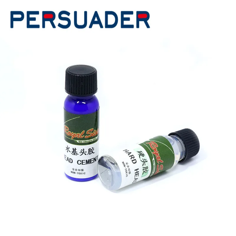 

PERSUADER new combo of hard head glue(flow)&head cement fly tying chemical 2bottles water insoluble glue&odorless clear varnish