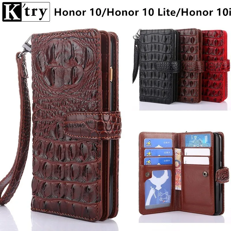 

For Huawei Honor 10 Lite Case Honor 10 Cover Flip Leather With Silicone Phone Cases For Huawei Honor 10i Fundas Card Slots
