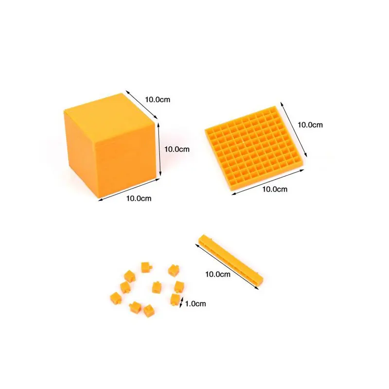 Montessori Learning Materials Montessori Decimal Cube Preschool Educational Learning Toys Juguetes Brinquedos MG2144H