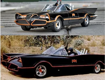 

JADA 1:24 Advanced alloy car toy, high imitation Batman sports car model, 2 open the door, collection car model, free shipping