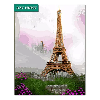 

Diamond Painting scenic Picture of Rhinestone Home Decor Diamond Mosaic Handmade Gift diamond Embroidery Wall Art Tower