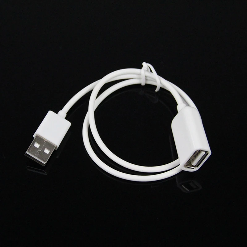 

SHCHV 0.5m USB 2.0 to OTG Adapter USB Male to Female Converter Wire Line White Cable for PC Laptop