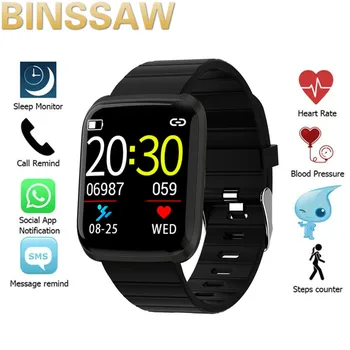 

BINSSAW 2020 116 Pro Smart Bracelet Color Screen Heart Rate Blood Pressure Monitoring Track Movement IP67 Waterproof Smart Watch