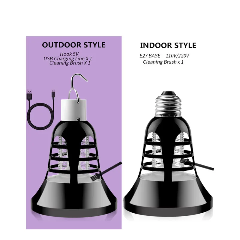 

ZIGADUO 22V LED mosquito killer light/Lamps led USB anti fly electric mosquito lamp home LED bug zapper Outdoor Insect Killer