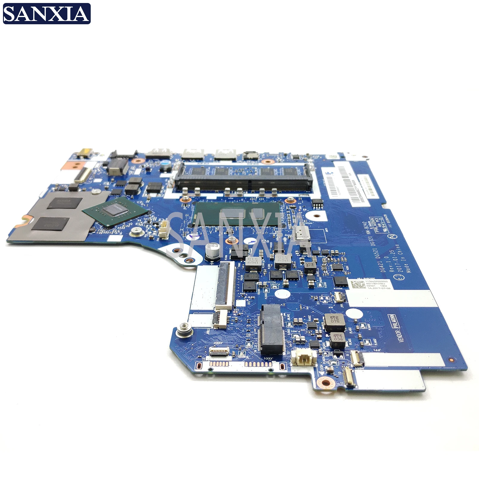  KEFU NM-B242 Laptop motherboard for Lenovo Ideapad 320-15IKB original mainboard 4GB-RAM I5-7200U GT