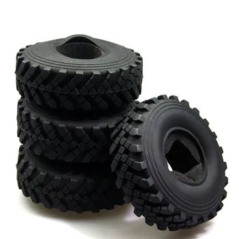 

4PCS 1/10 Scale 2.2 Inches RC Rubber Wheel Cover Tyre Casing 40mm Thickness 2.2" Tires for 1:10 RC Rock Crawler Car Models