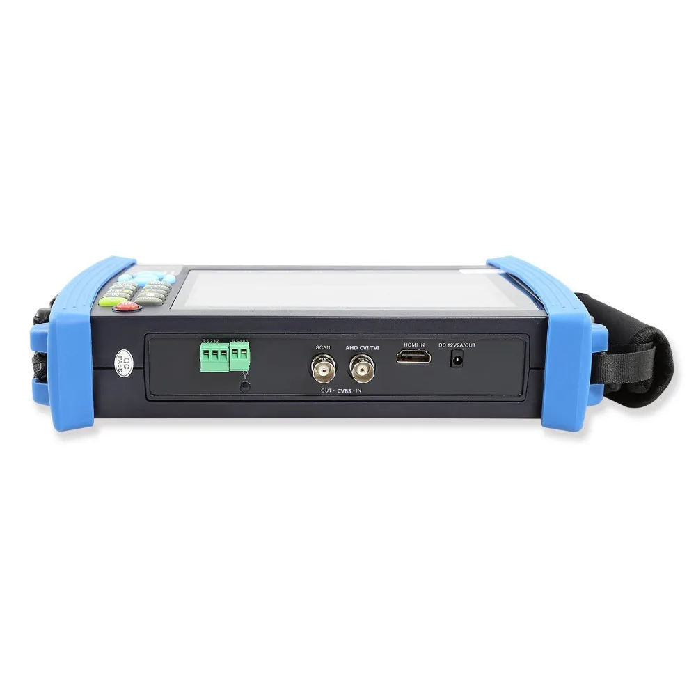  7 Inch Retina Dsplay IP Camera Tester CCTV Tester CVBS Analog Tester with POE/IP discovery/Rapid ON