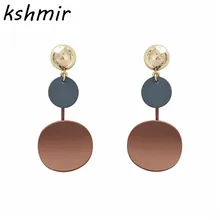 Earrings tassel element contrast color sweet fashion female fashion earrings 2018 delicate eardrop gift jewelry wholesale Earrings tassel element contrast color sweet fashion female fashion earrings 2018 delicate eardrop gift jewelry wholesale